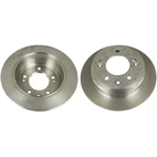 Rear axle brake disc, set of 2