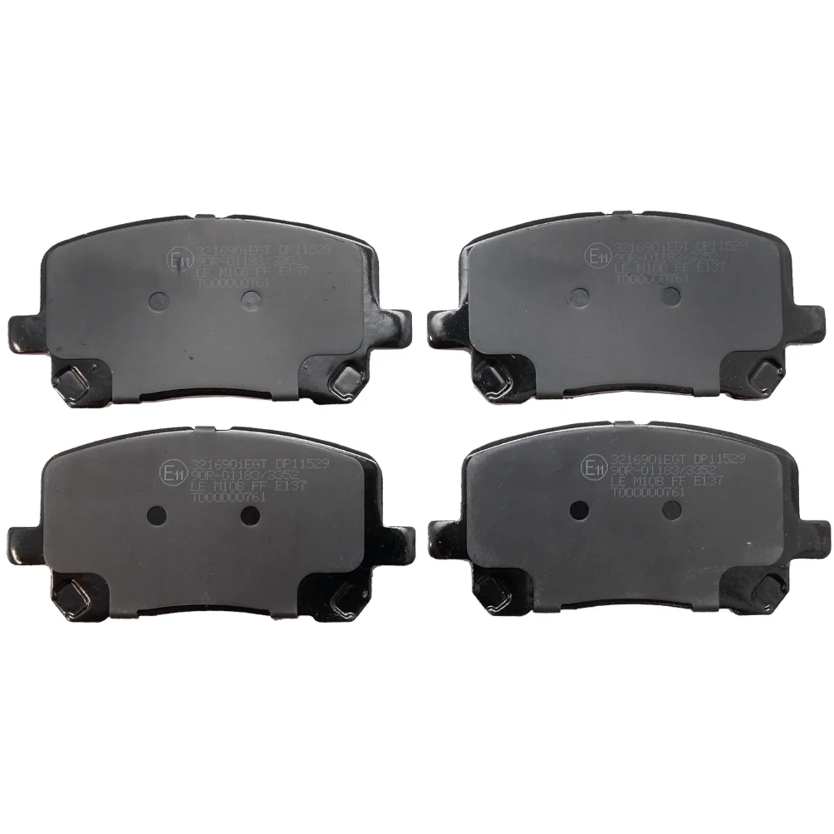 Brake pads set, front axle