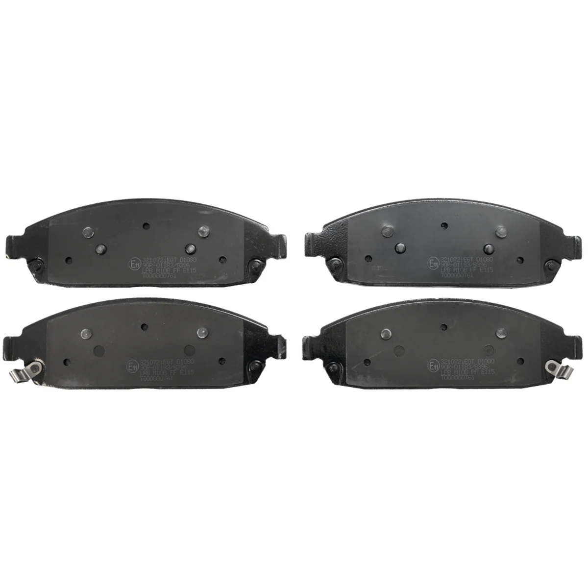 Brake pads set, front axle