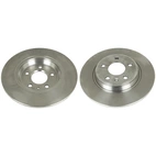 Rear axle brake disc, set of 2