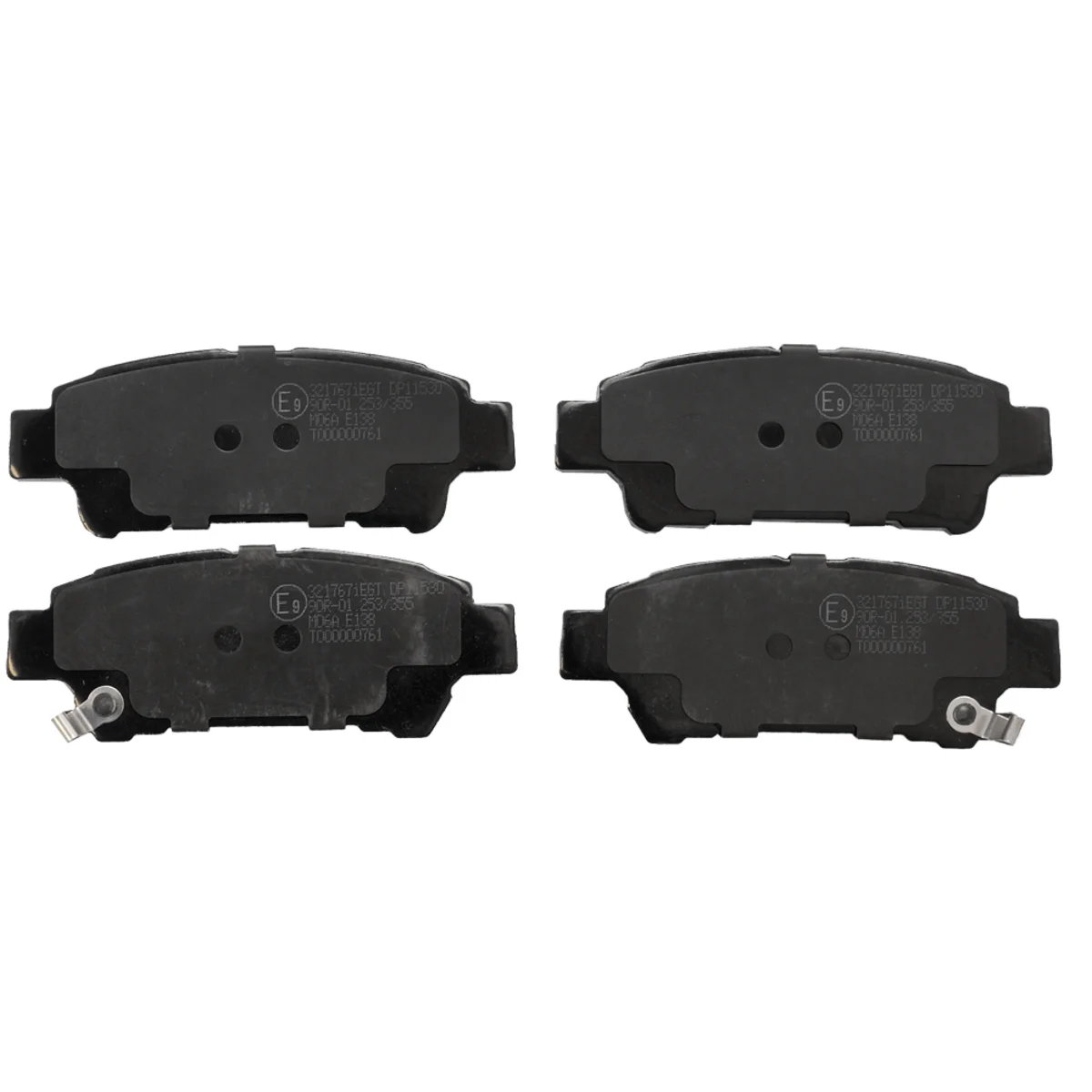 Brake pad kit, Rear axle