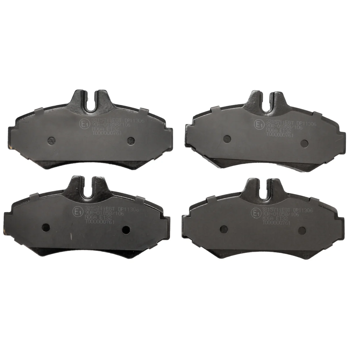 Brake pad kit, Rear axle