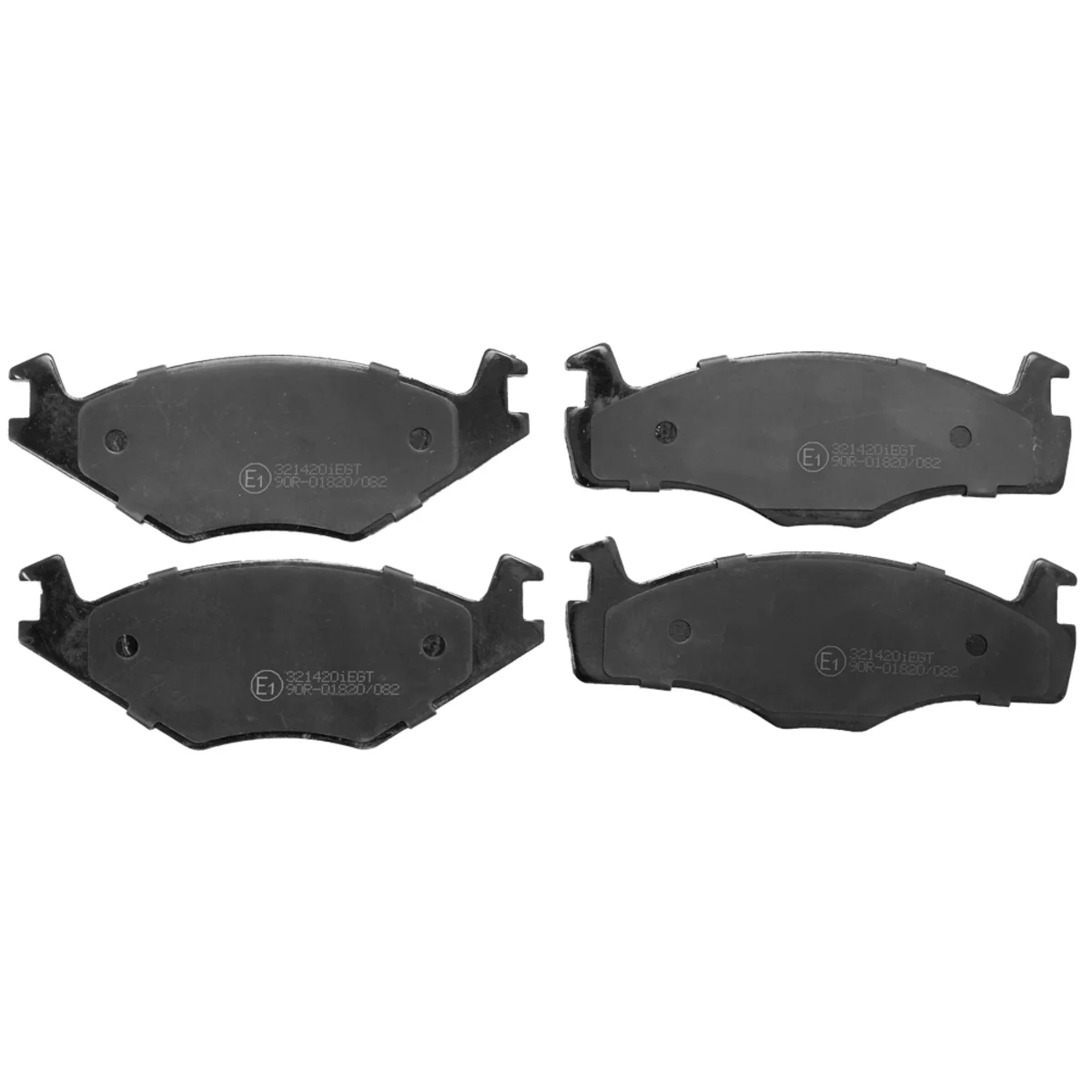 Brake pads set, front axle