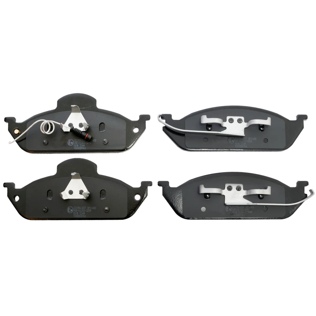 Brake pads set, front axle