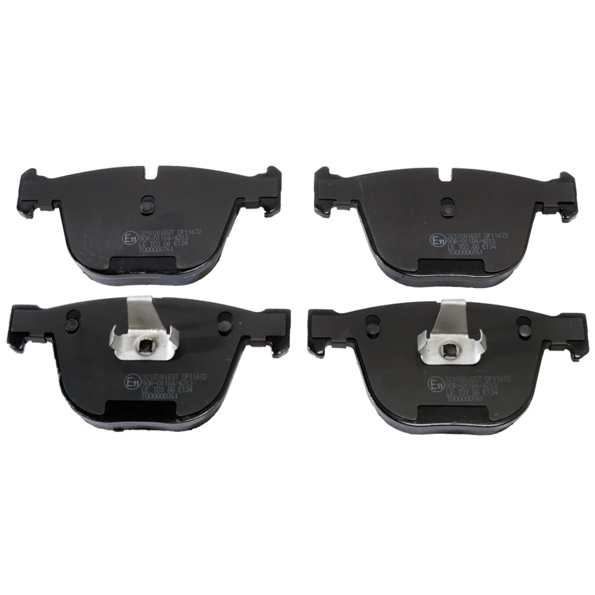 Brake pad kit, Rear axle