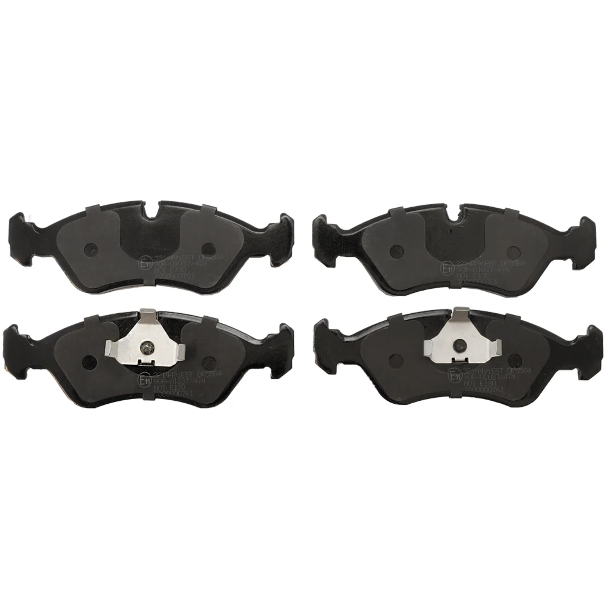 Brake pads set, front axle