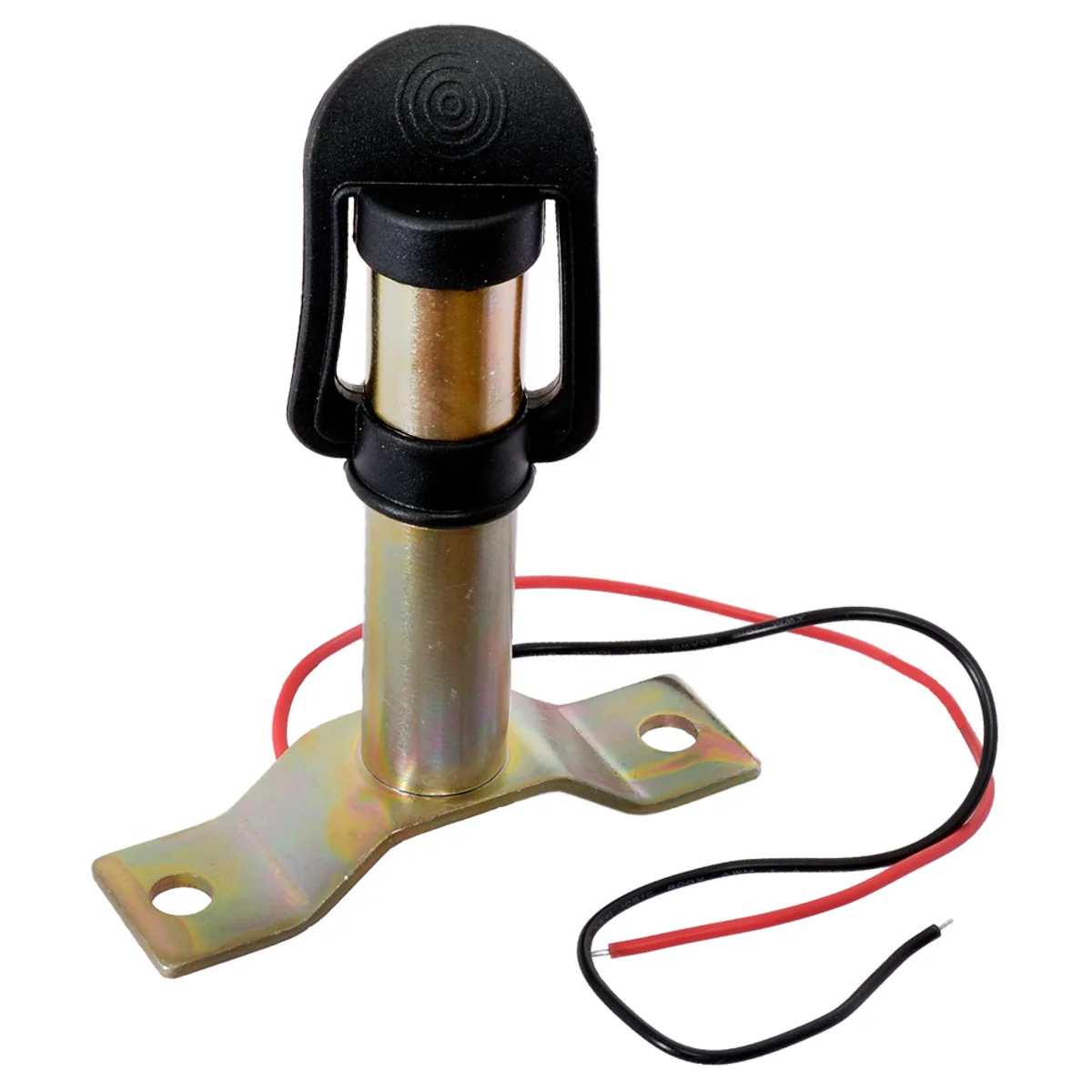 Rod holder fixed, warning light