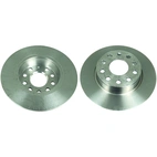 Rear axle brake disc, set of 2