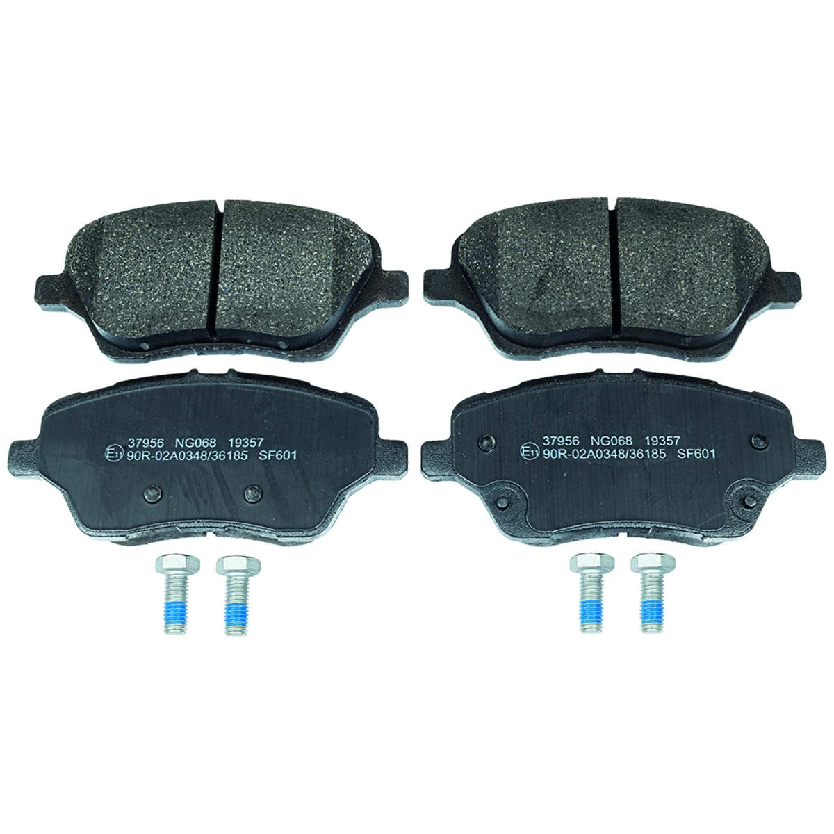 Brake pads set, front axle