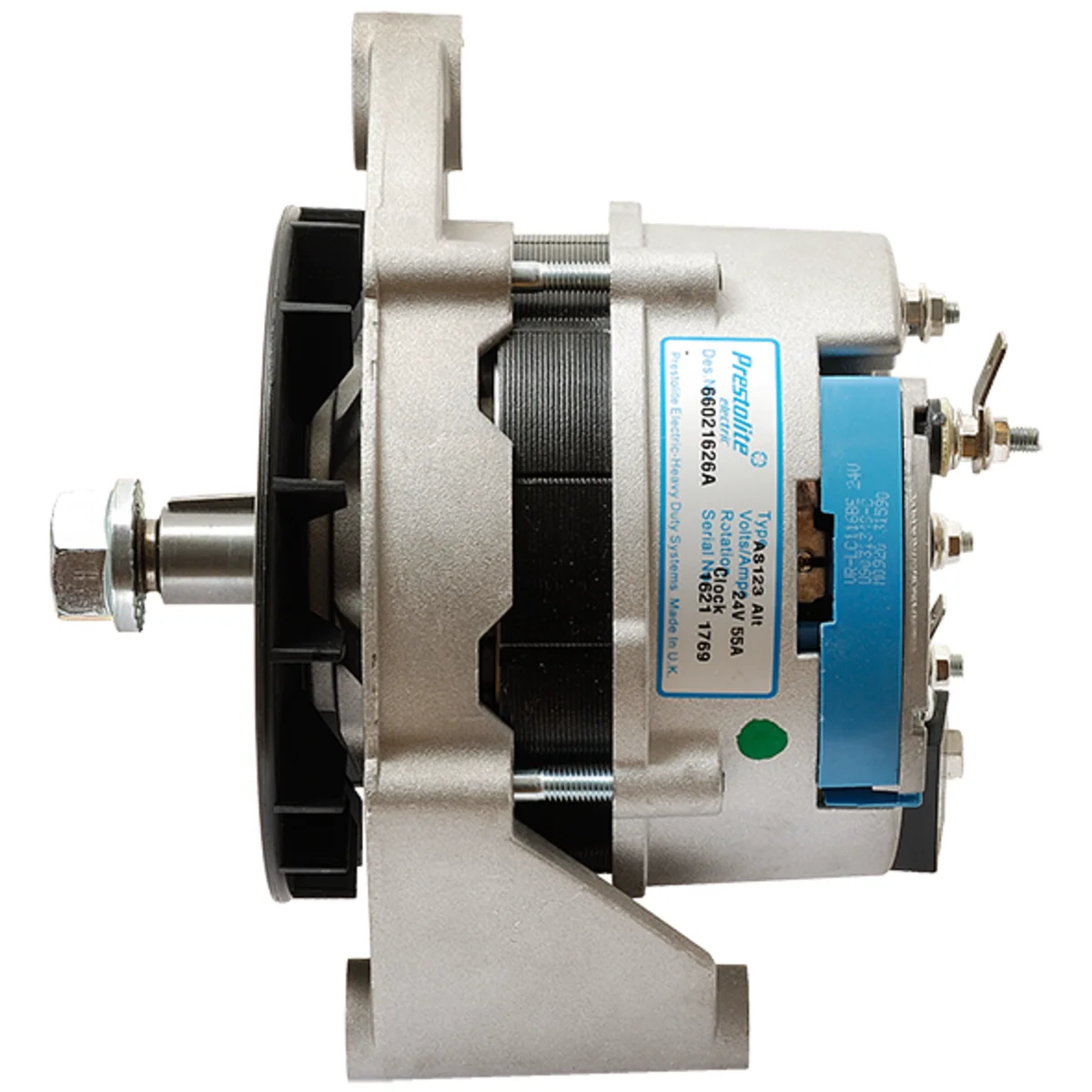 Alternator 24V-55A, (2-pole)