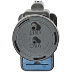 Pressure converter, exhaust gas regulator