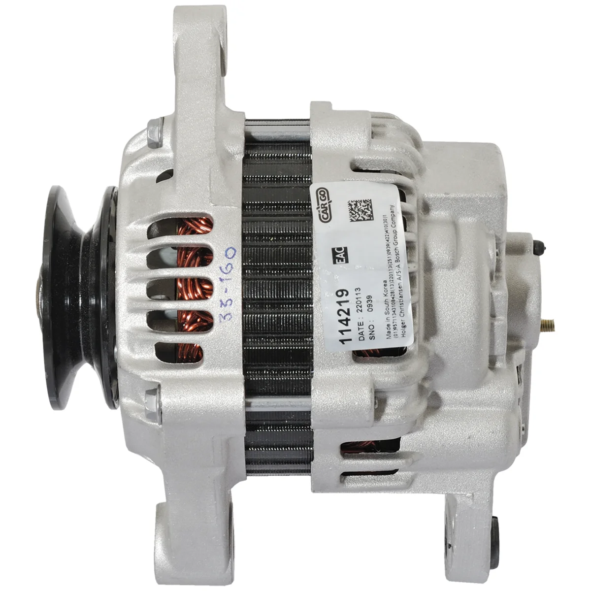 Alternator 12V-50A for Kubota
