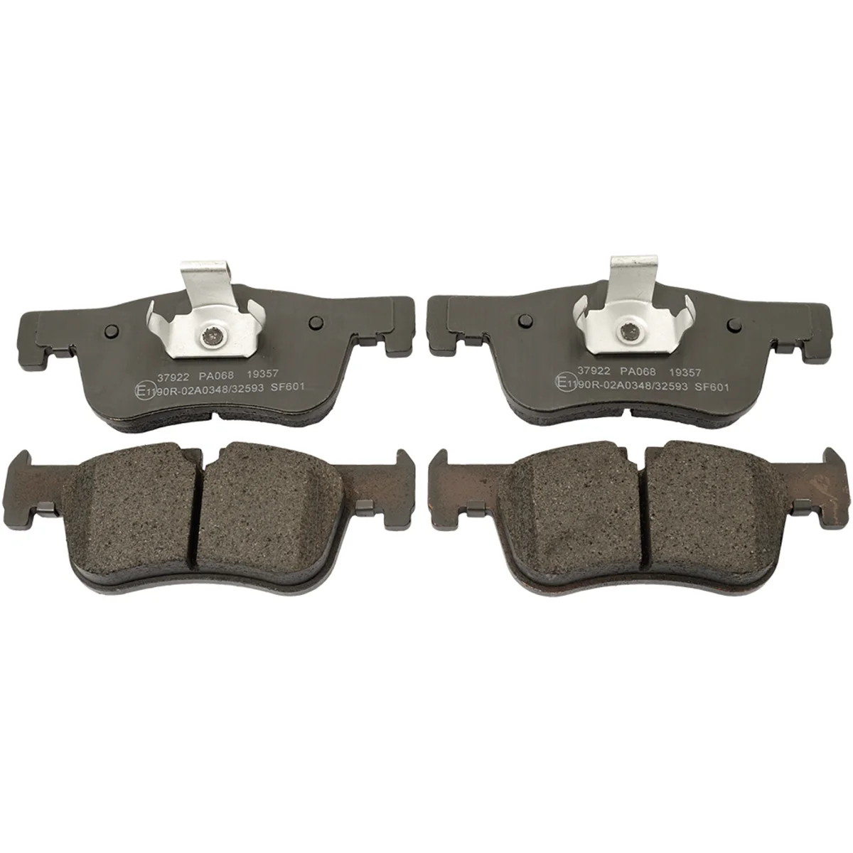 Brake pads set, front axle