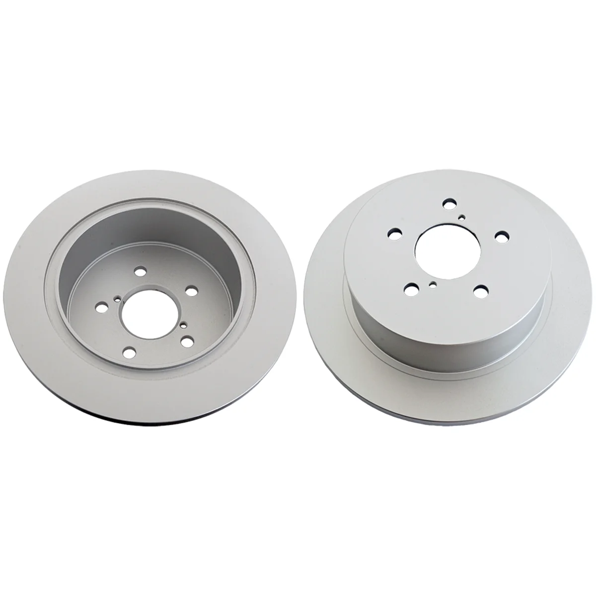 Rear axle brake disc, set of 2 pieces