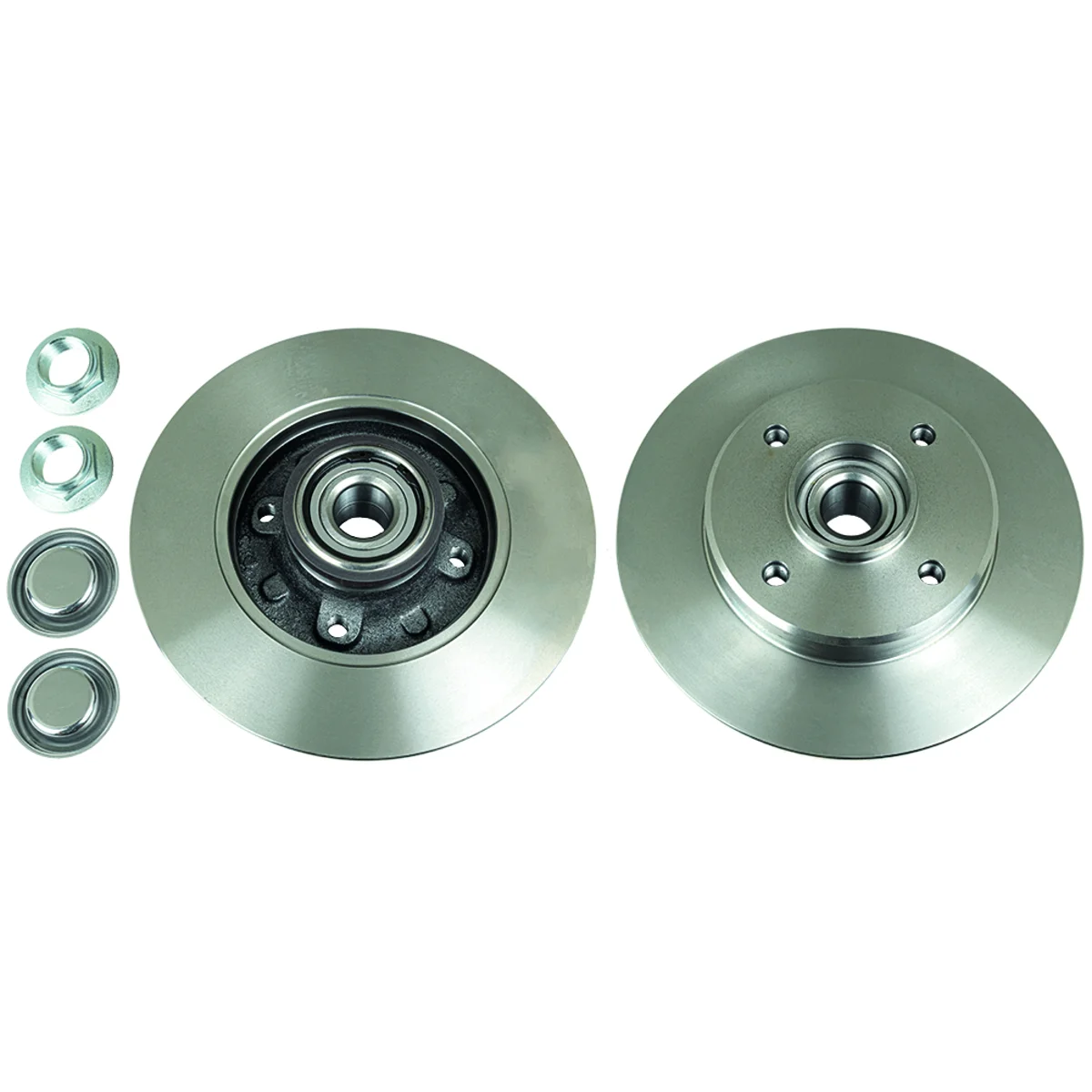 Rear axle brake disc, set of 2 pieces