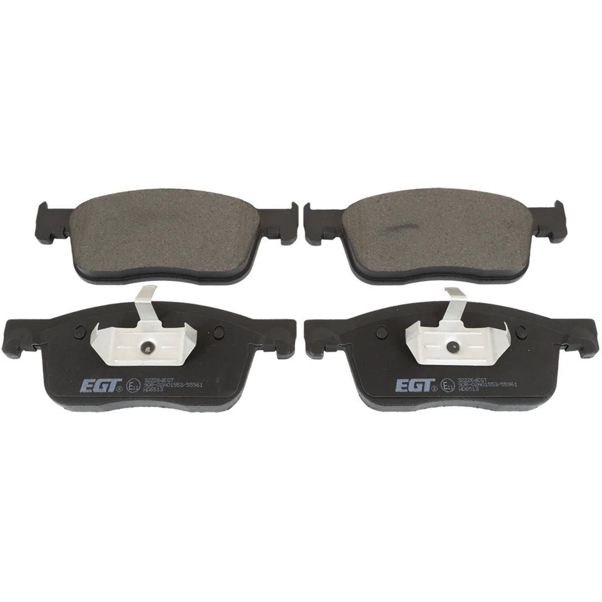 Brake pads set, front axle