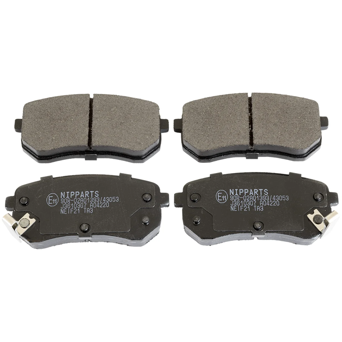 Brake pad kit, Rear axle