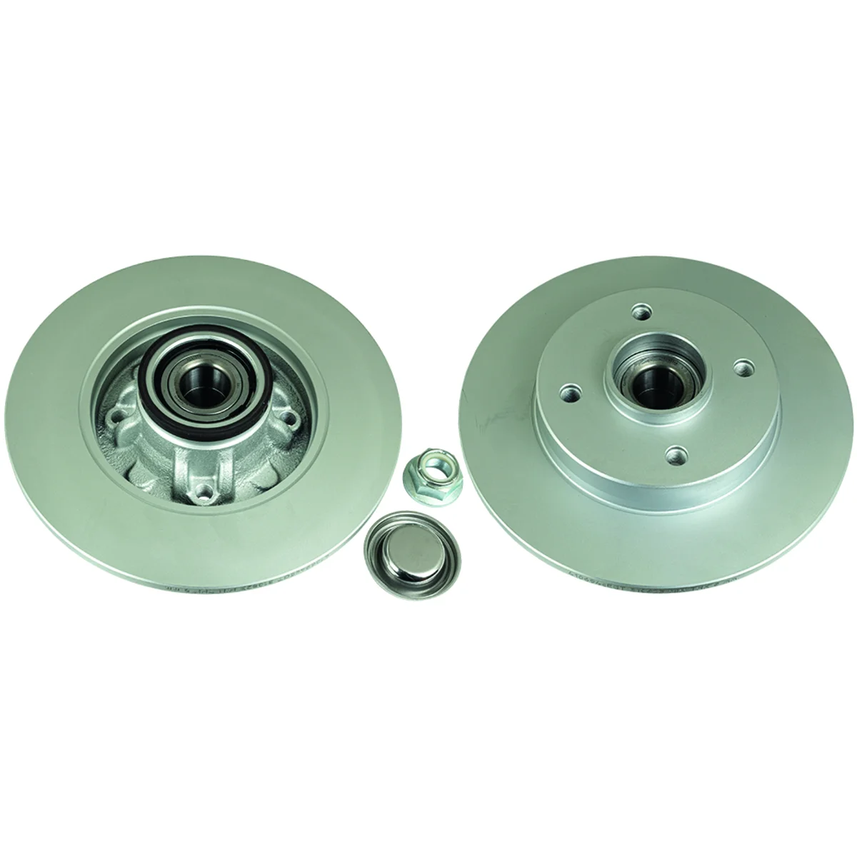 Brake disc/ wheel bearing, rear axle