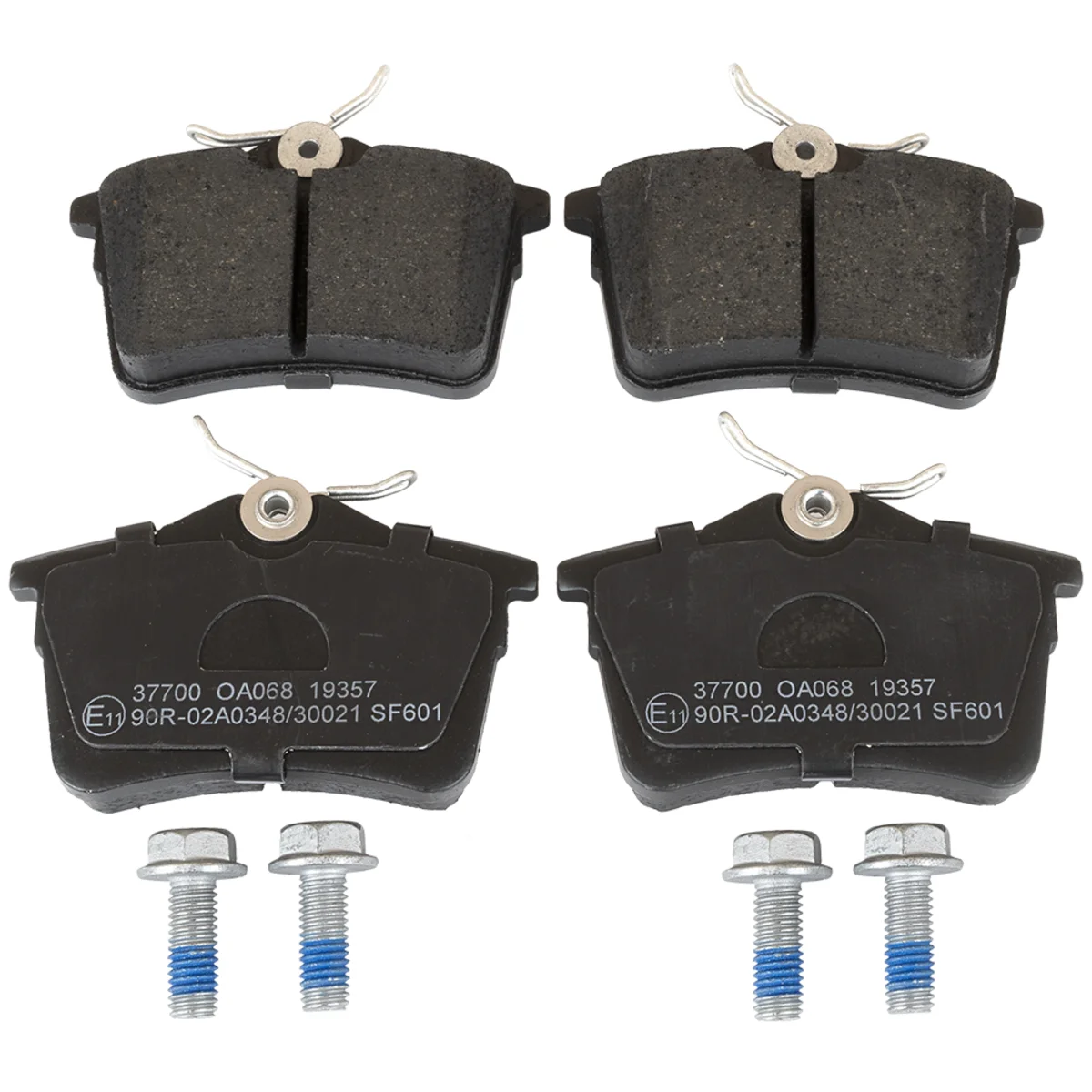 Brake pad kit, Rear axle