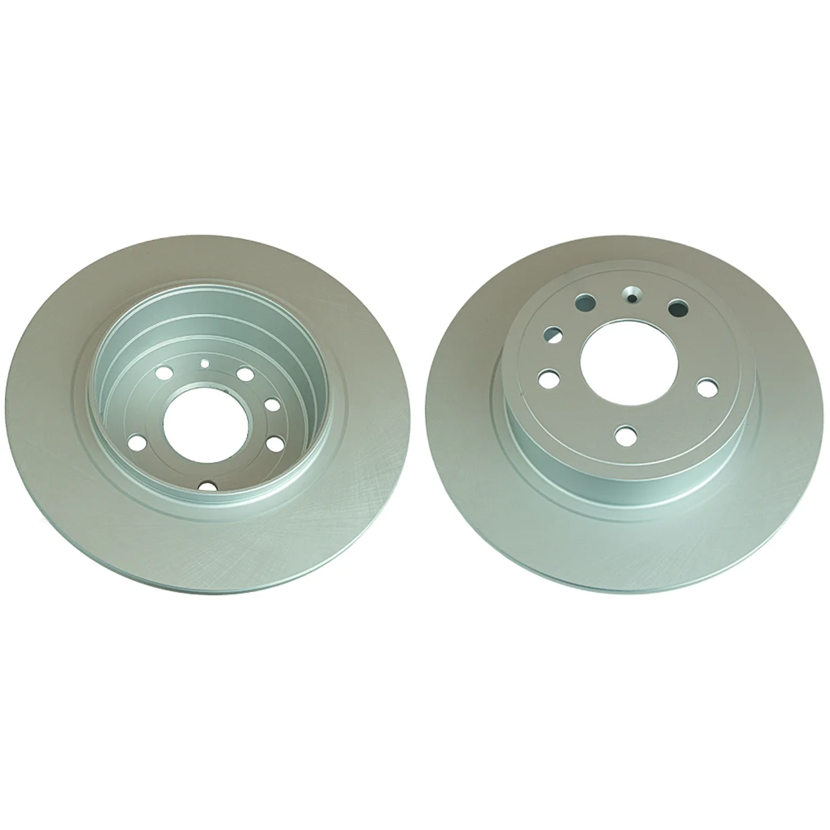Brake disc Rear axle, set 2 pieces
