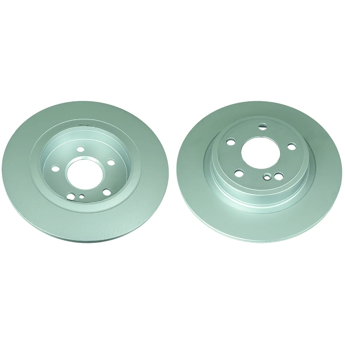 Rear axle brake disc, set of 2 pieces