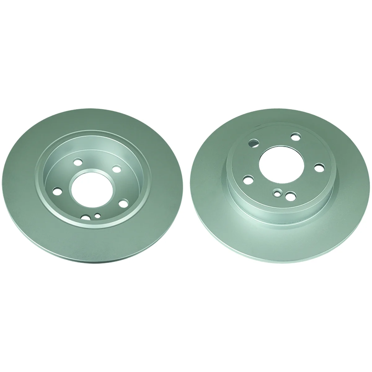 Rear axle brake disc, set of 2 pieces