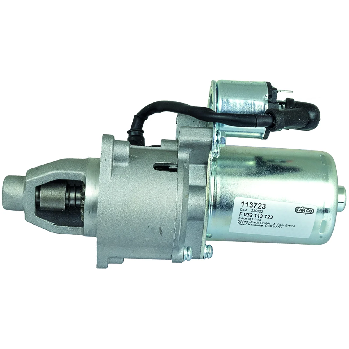 Starter motor 12V-0.4kW, Alternator