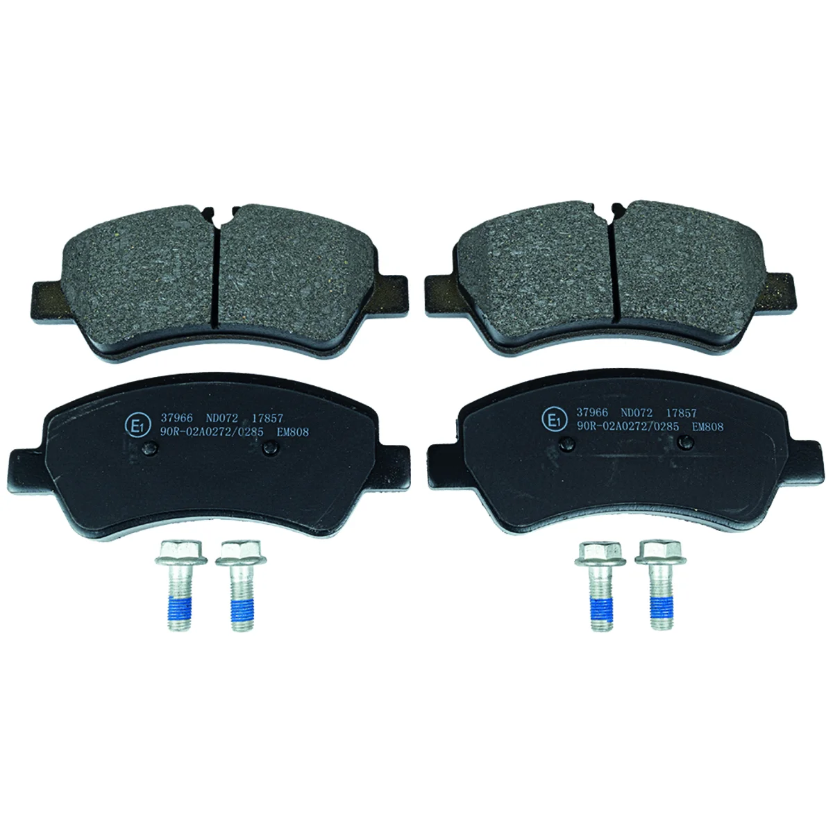 Brake pad kit, Rear axle