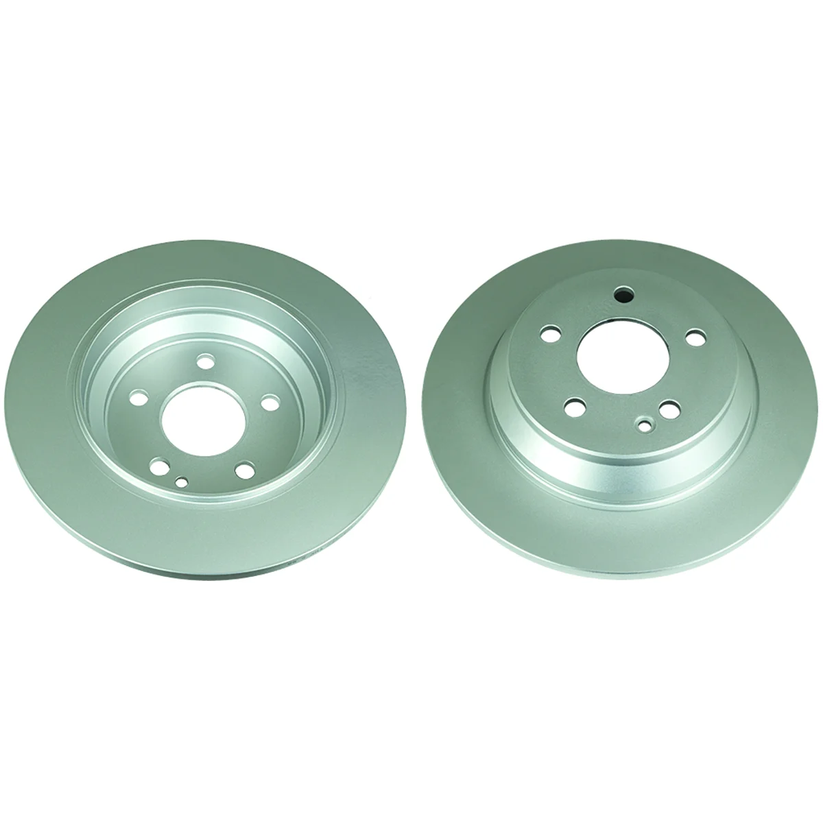 Rear axle brake disc, set of 2 pieces