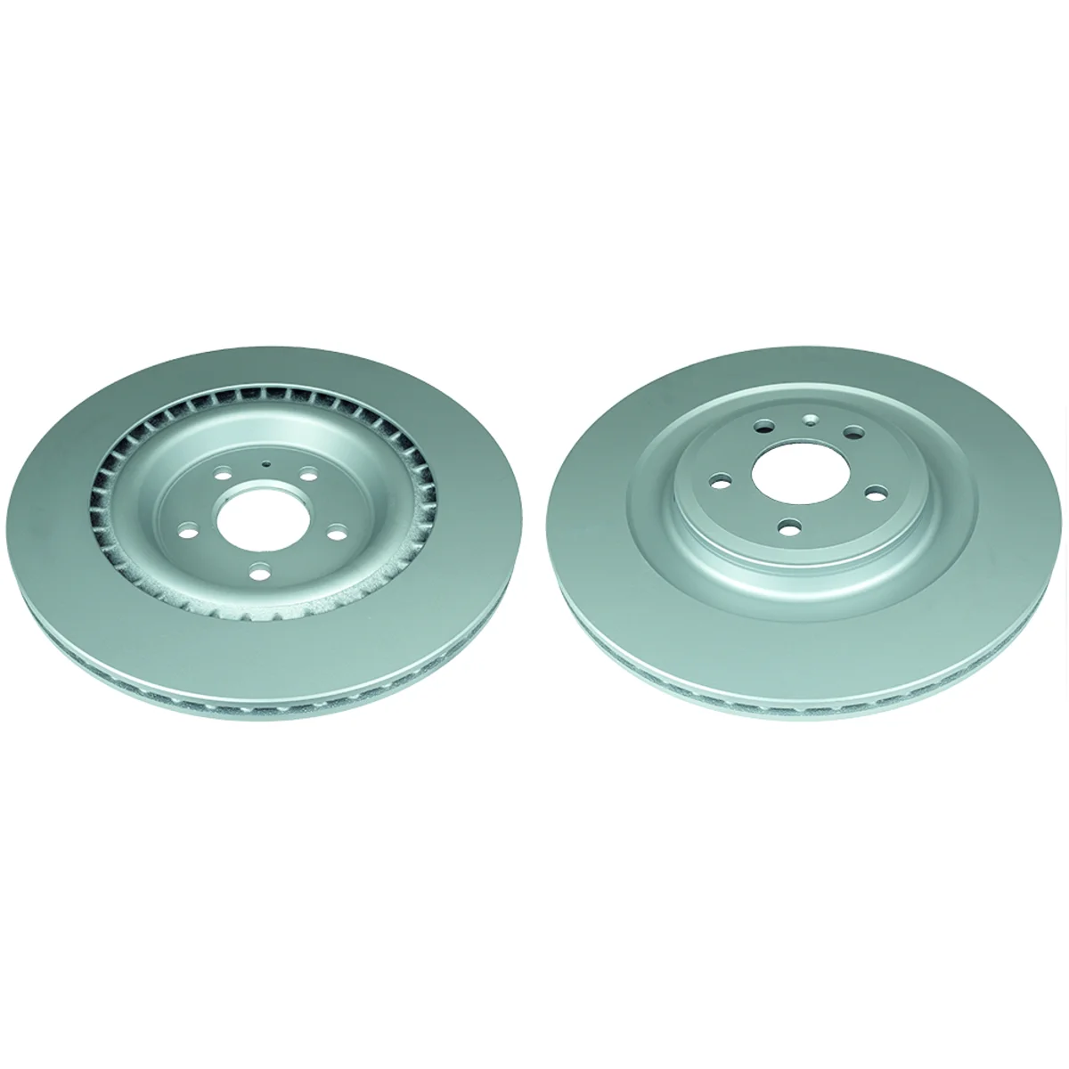 Rear axle brake disc, set of 2