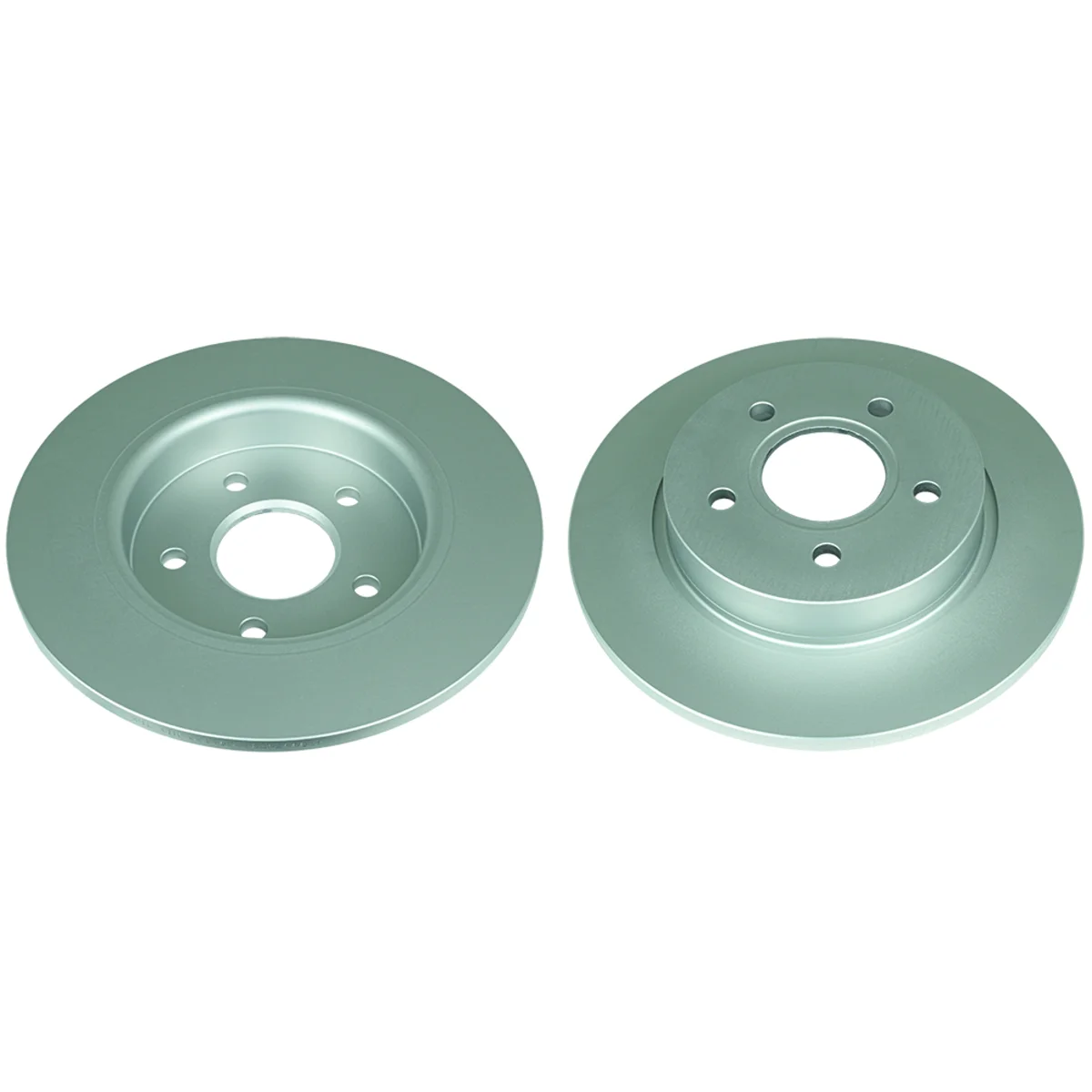 Rear axle brake disc, set of 2 pieces