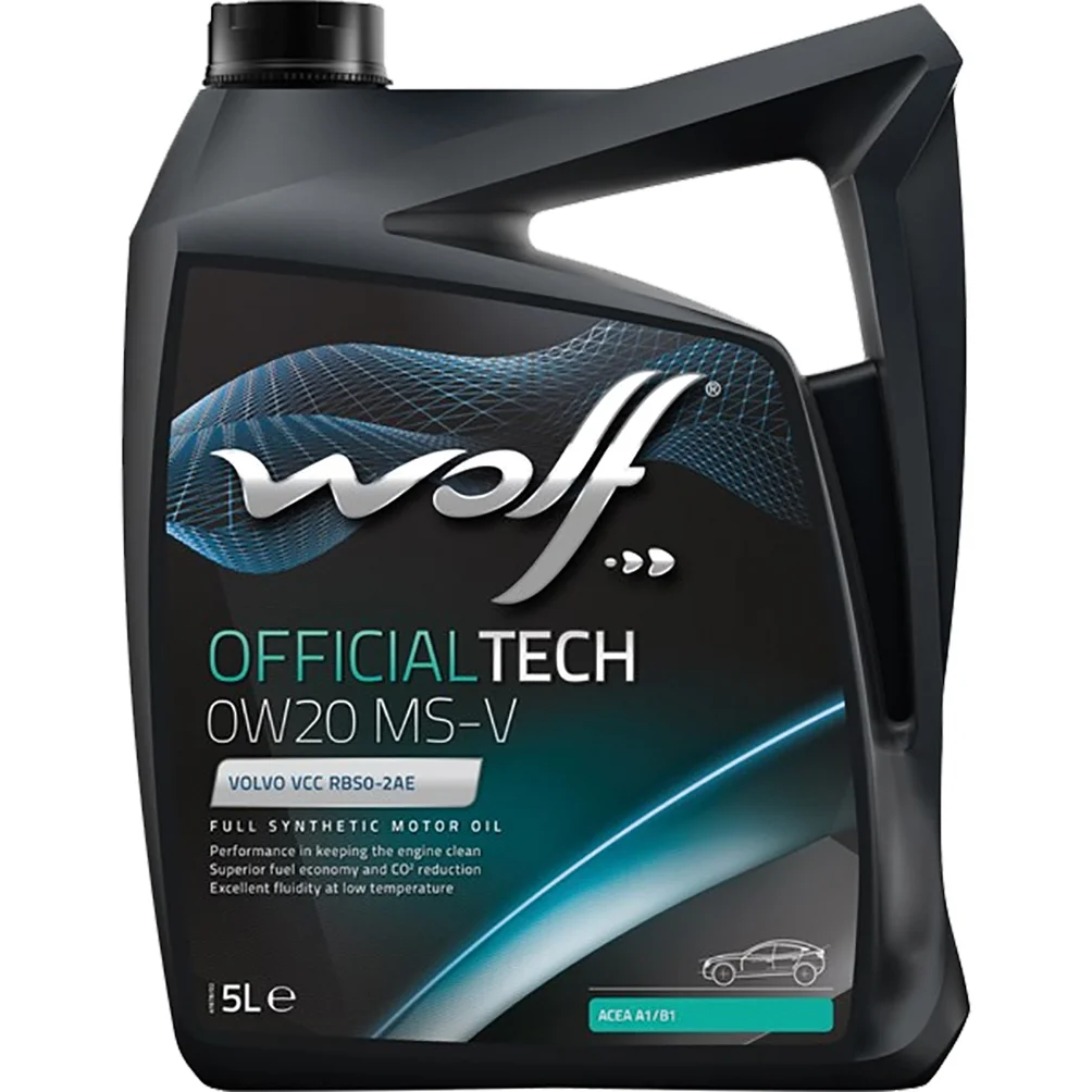 Engine oil Wolf 0W20 MS-V, 5L