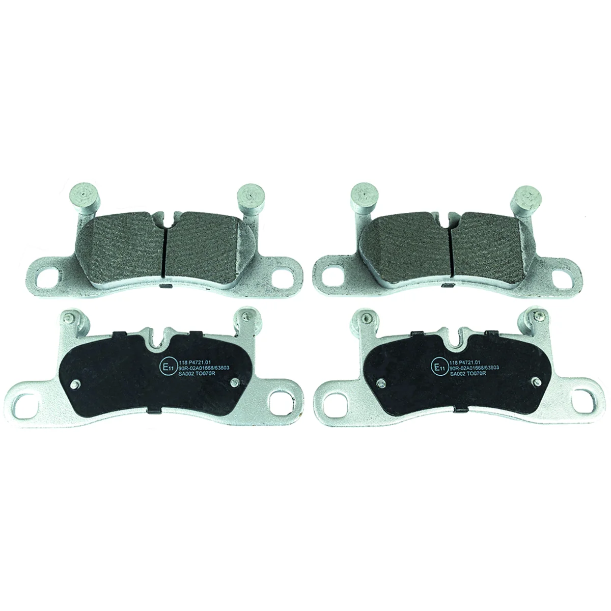 Brake pad kit, Rear axle
