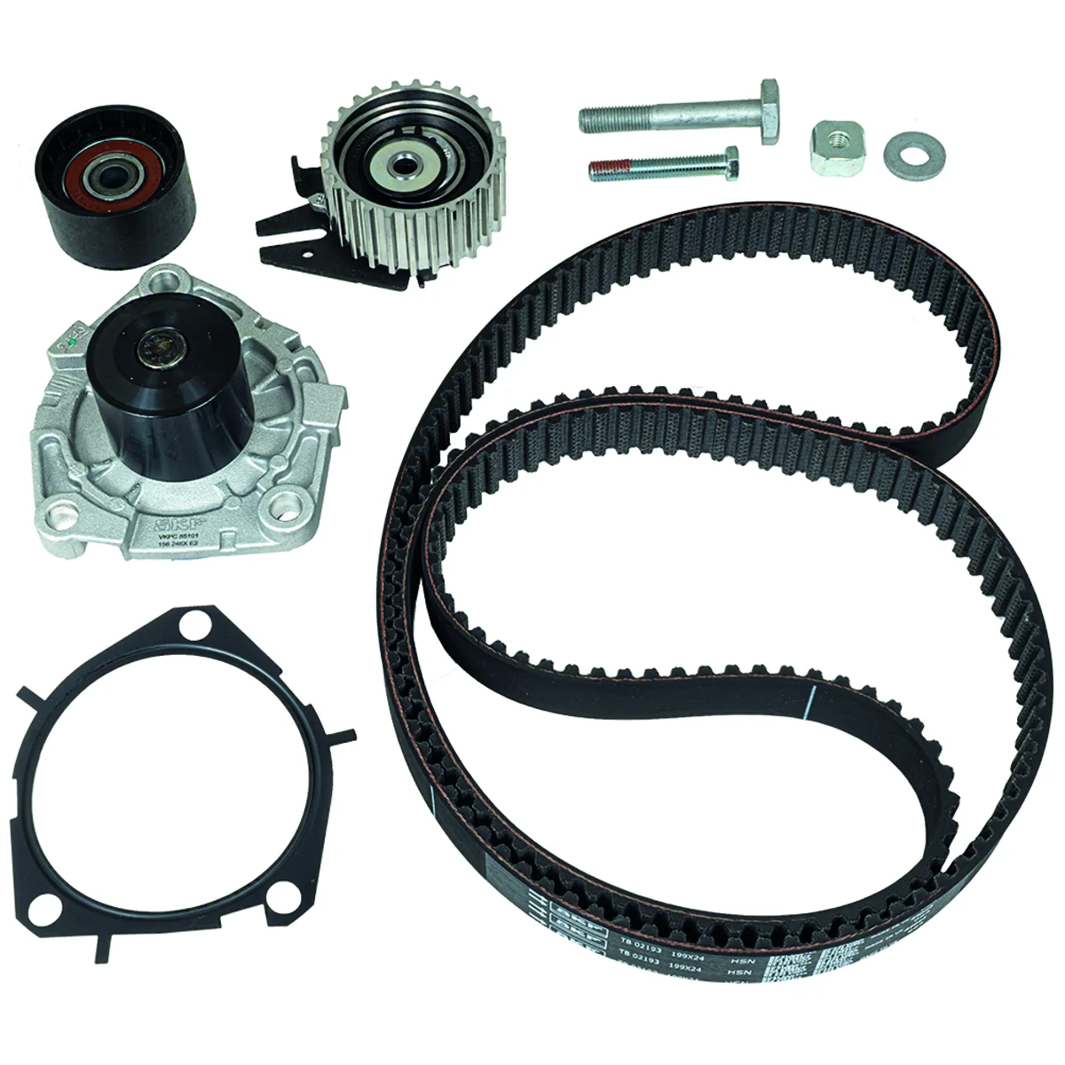 Timing belt set with water pump SKF