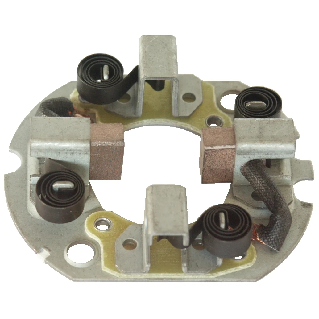 Brush holder plate