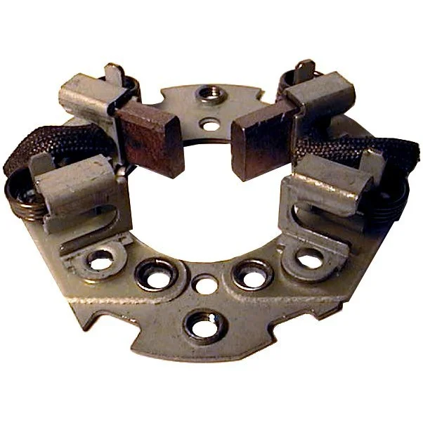 Brush holder plate