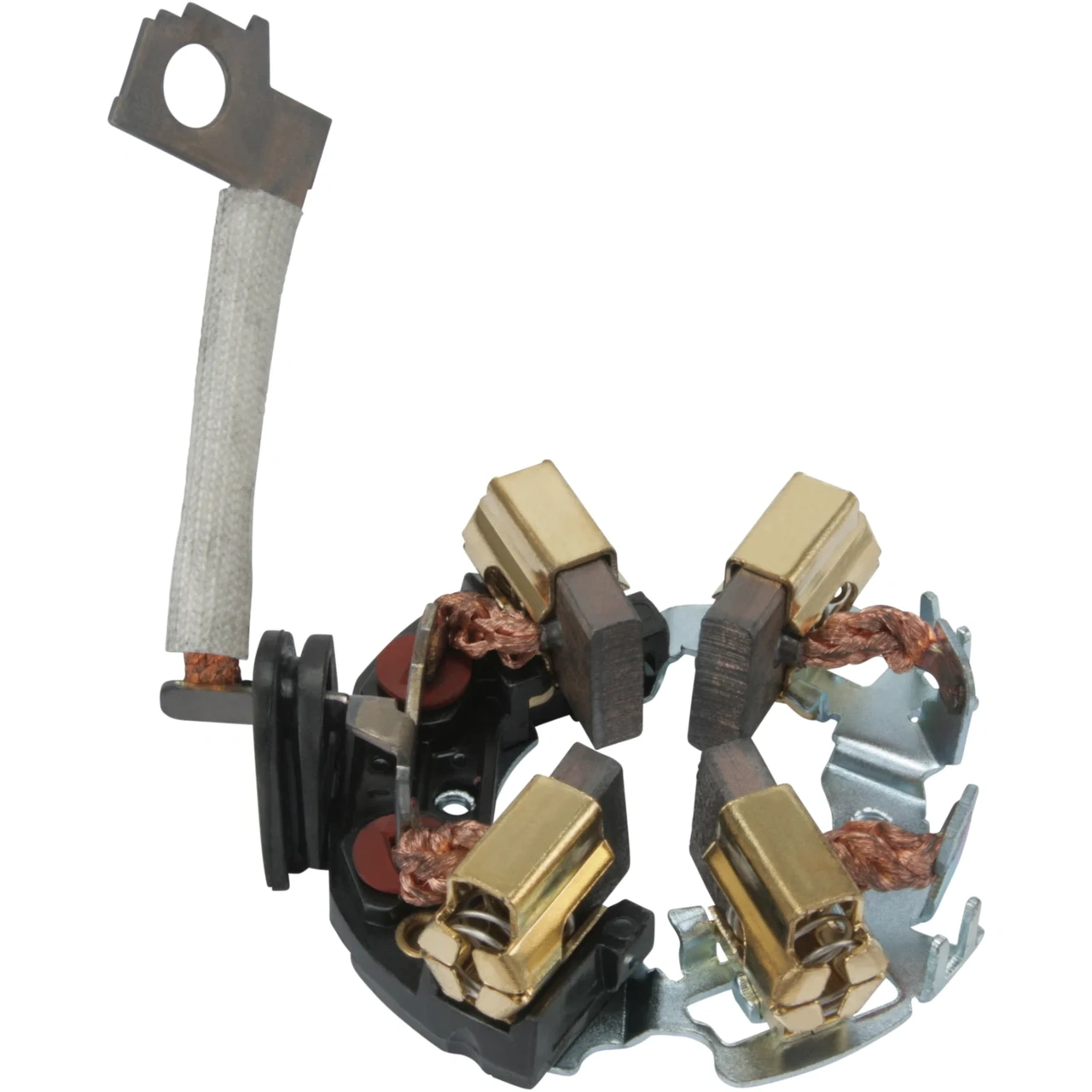 Brush holder plate