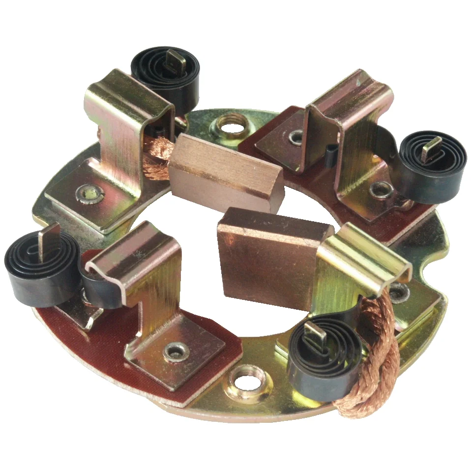 Brush holder plate