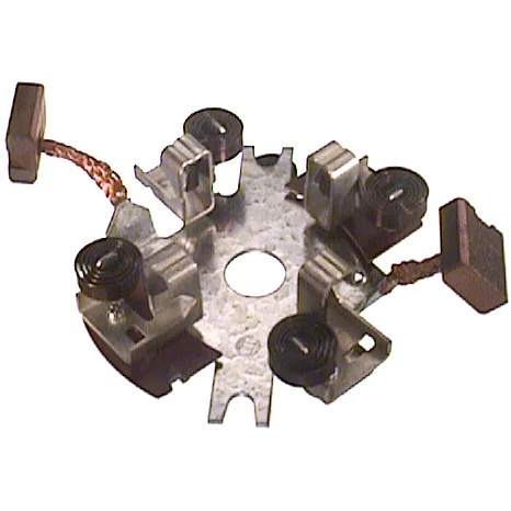 Brush holder plate