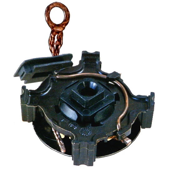 Brush holder plate