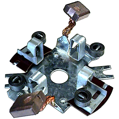 Brush holder plate