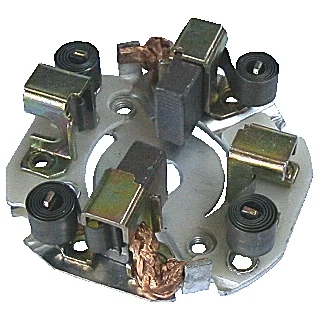 Brush holder plate