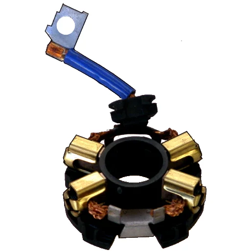 Brush holder plate