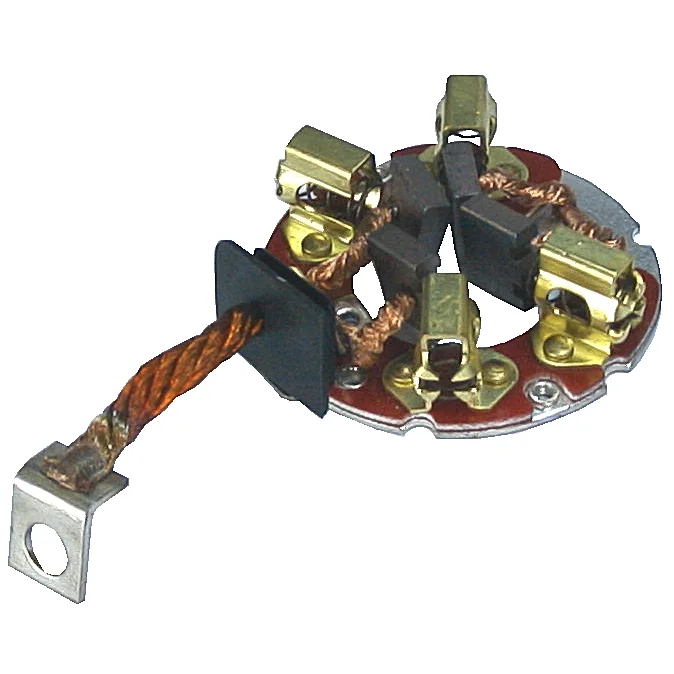 Brush holder plate