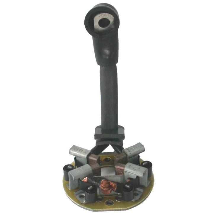 Brush holder plate