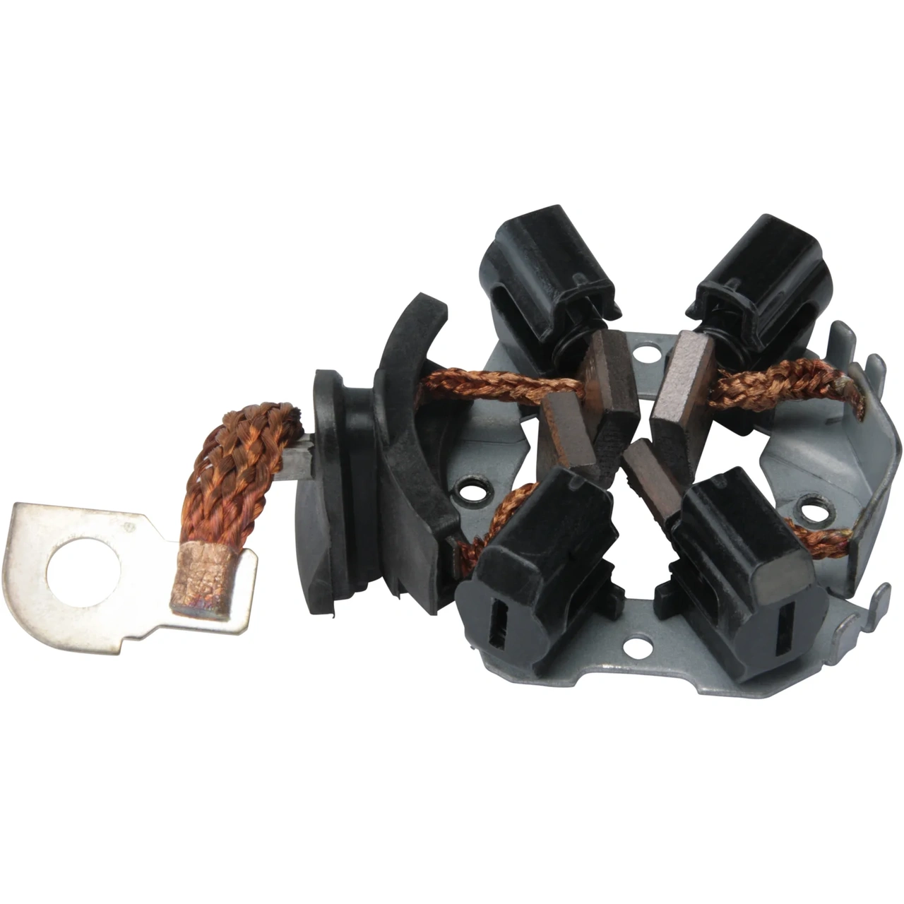 Brush holder plate