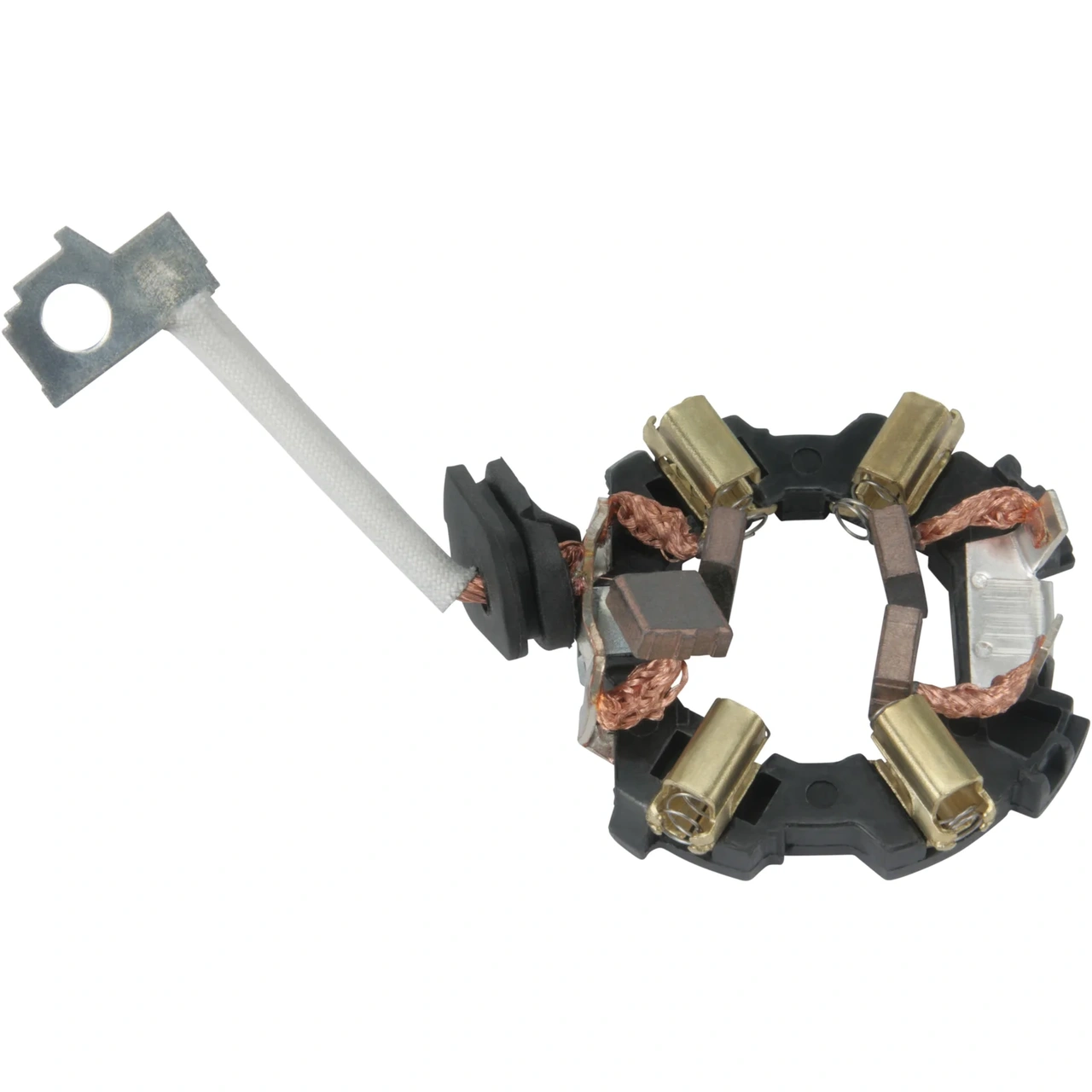 Brush holder plate