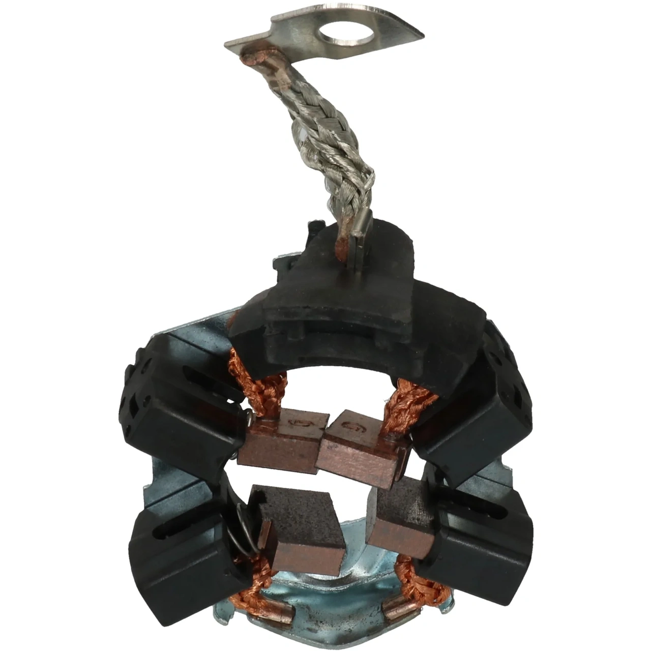 Brush holder plate