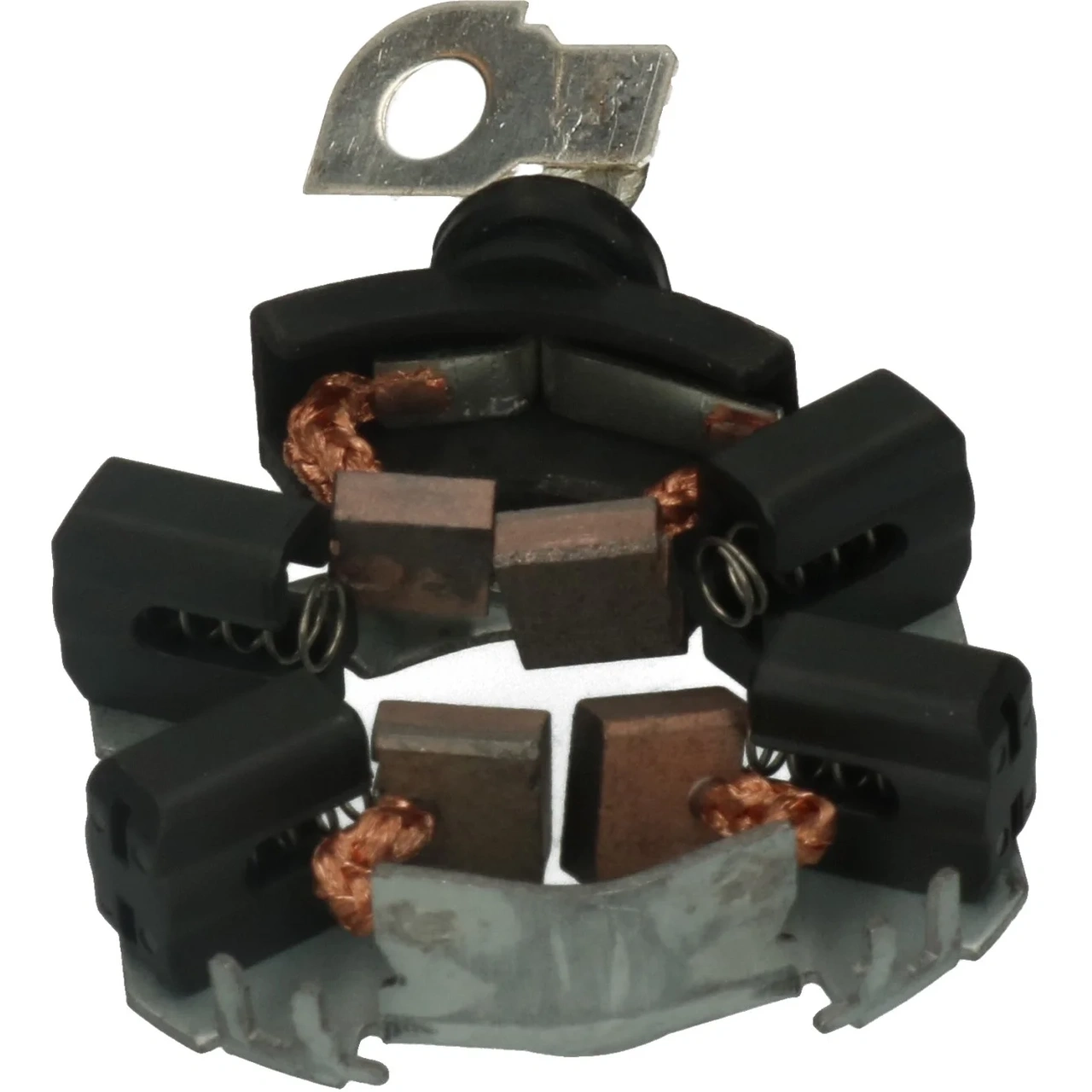 Brush holder plate