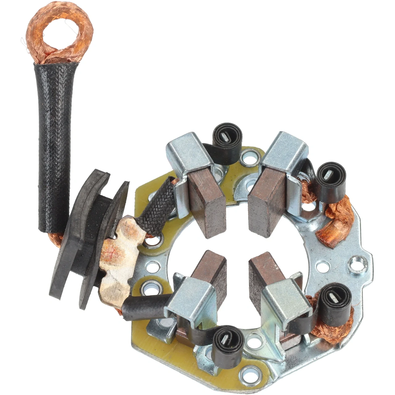 Brush holder plate